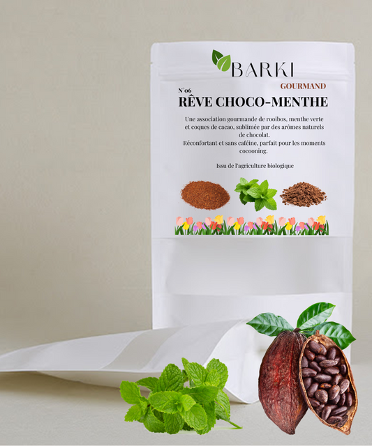 N°06 : RÊVE CHOCO-MENTHE - Rooibos - Cacao - Menthe