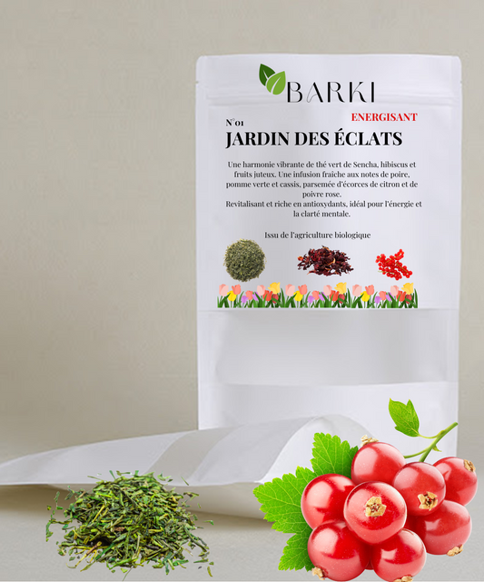 N°01 : JARDIN DES ÉCLATS - Thé vert - Hibiscus - Groseille - Pomme