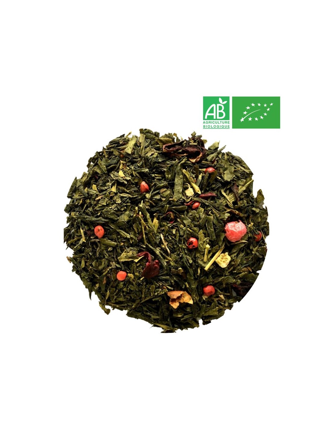 N°01 : JARDIN DES ÉCLATS - Thé vert - Hibiscus - Groseille - Pomme